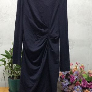 Dark Blue Korean Dress