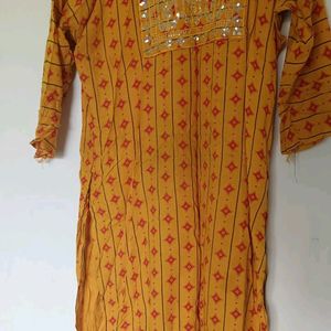 Yellow Kurti