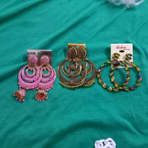 Big Jhumki Set Of 3