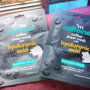 m Caffeine Combo Of 2 Sheet Mask