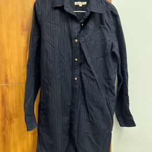 Navy Blue Buttoned Shirt