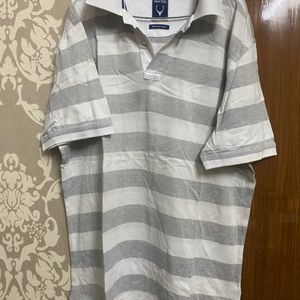 Allen Solly Pure Cotton Stripped T-shirt For Men