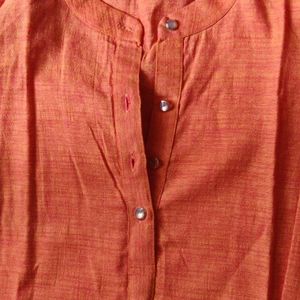 Amazing Saffron Colour Kurti