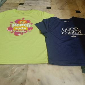 Two Types Of Unused Tee Shirt Branded Both