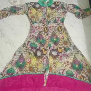 A Line Kurti ... To Be Wear On Other Dress