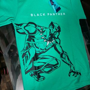 BLACK PANTHER MARVEL PRINT TSHIRT