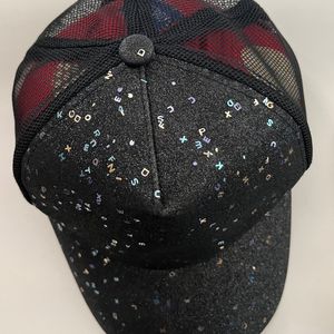 Fancy Black Sports Cap