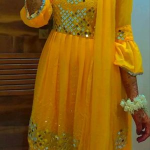 Haldi Kurta With Garara