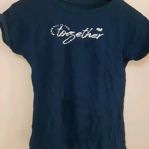 Navy Blue Tshirt For Women