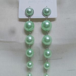 Brand New Long Pearl Earrings