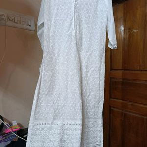 Chikankari White Kurta