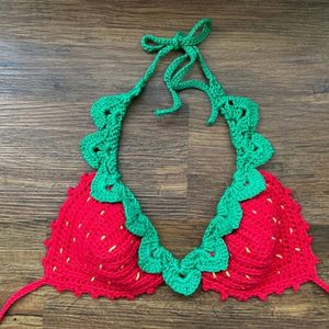 Crochet Strawberry 🍓 Top