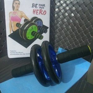 Double Wheel AB Roller Exercise