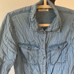 Top Denim Blue ,check Description Please