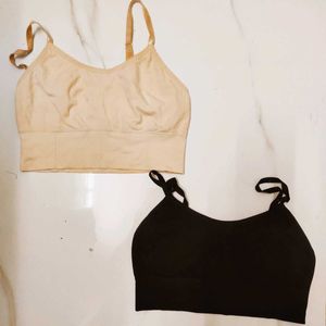 Cotton Non-Padded Sports BRA(Pack Of 2)