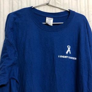 Jerzees Blue Long Sleeve T Shirt