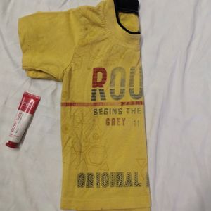 Toddlers Yellow Tshirt