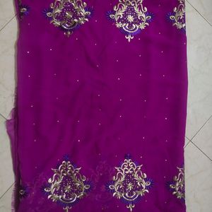 Purple Colour Saree💟