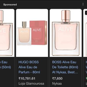 Hugo boss ALIVE EDT Perfume 80ML