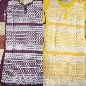 Women Kurti Combo Of 2