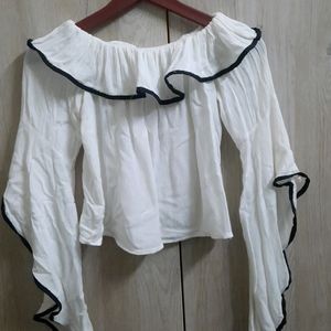 A Fancy Top With Black Border