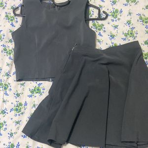 Tank Top And Mini Skirt Co-ord Set