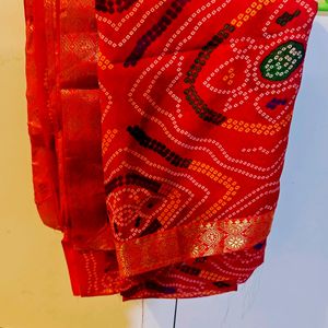 Bandhani Saree Under 500 Coins