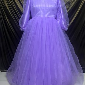 Full Sleeves Designer Gown