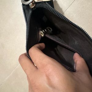 Black Baguette Bag