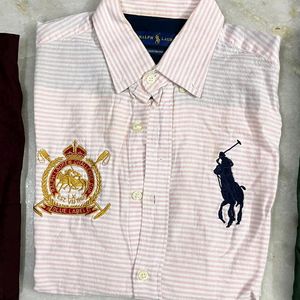 MIX BRAND COTTON SHIRTS SIZE - 38