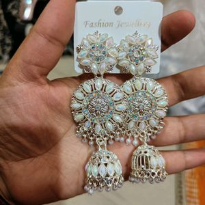 Two Colour Long Jhumka