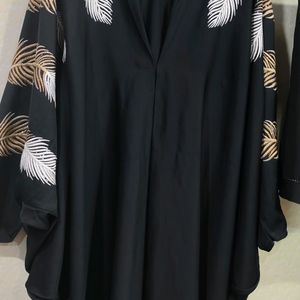 Nida Material Embroidery Work Abaya