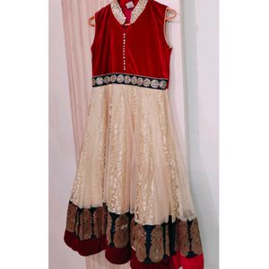 Anarkali Designer Dress With Pant And Duppataa.