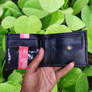 Unused Black Wallet For Man