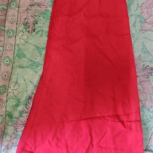 Red Cotton Pant