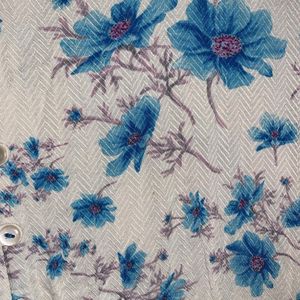 Floral Korean Style Tops For Girls Womens