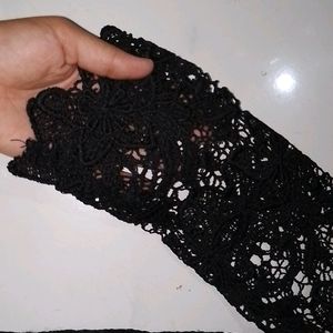 Fancy Party Wear Black Top