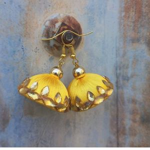 Handmade thread jhumka