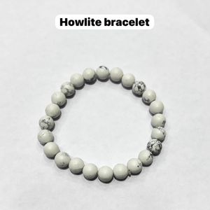 Authentic White Howlite Certified Bracelet