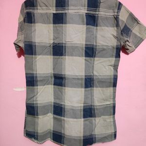 Checked Half Shirt For Men