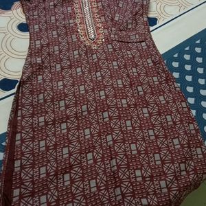 New Silk Kurti - 38 Size