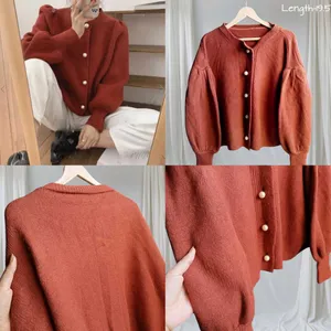 Korean Pearl Buttons Cardigan