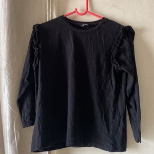 3/4 Sleeve Small size Black  Top