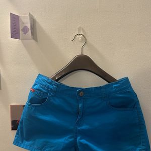 Blue Hot Pants