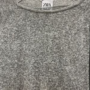 Zara XL grey Full Sleve Lose Tshirt