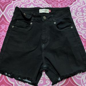 Miss Chase Women Black Shorts