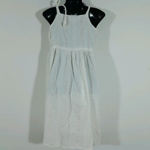 Off White Embroidered Dress (Women's)