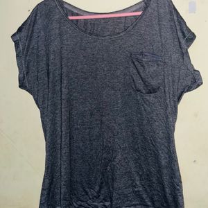 Grey T-shirt. L Size Loose Fit