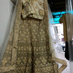 Golden Lehanga Choli