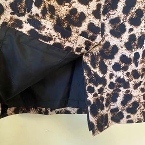 Heidi Klum Y2k Cheetah Print Skirt